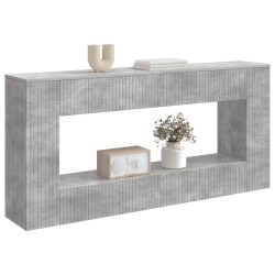 Table console Gris Béton 155 x 29 x 74 cm Bois d’ingénierie 581863581863