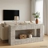 Table console Gris Béton 155 x 29 x 74 cm Bois d’ingénierie 581863581863