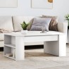 Table basse blanc 102x55x42 cm bois d'ingénierie 581864581864