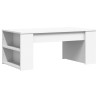 Table basse blanc 102x55x42 cm bois d'ingénierie 581864581864