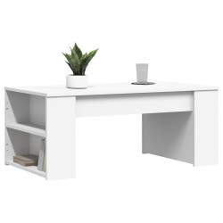 Table basse blanc 102x55x42 cm bois d'ingénierie 581864581864
