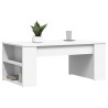 Table basse blanc 102x55x42 cm bois d'ingénierie 581864581864