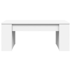 Table basse blanc 102x55x42 cm bois d'ingénierie 581864581864