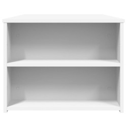 Table basse blanc 102x55x42 cm bois d'ingénierie 581864581864