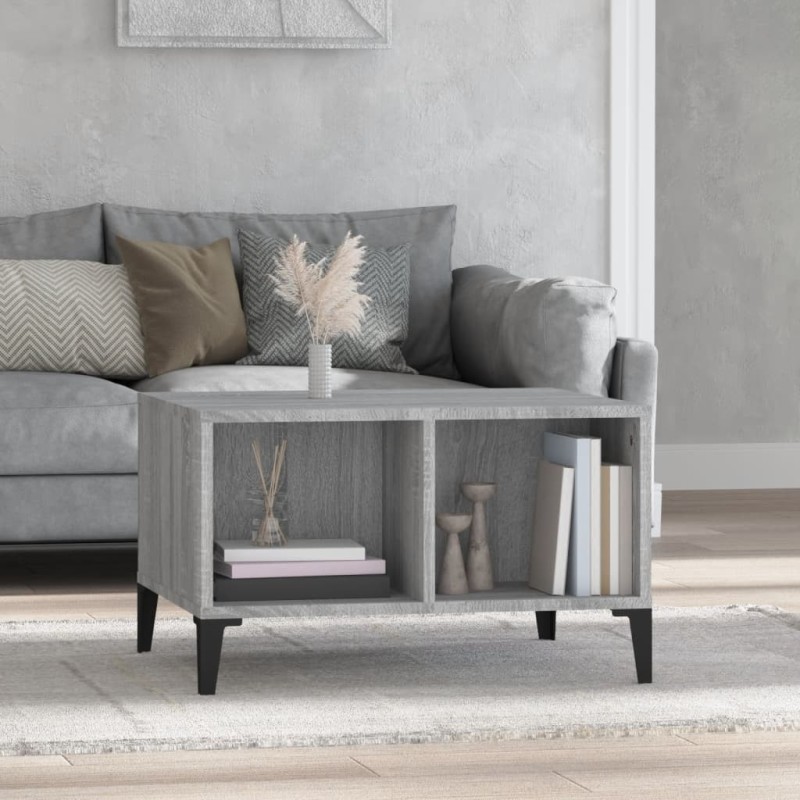 Table basse Sonoma gris 60x50x36,5 cm Bois d'ingénierie 581865581865