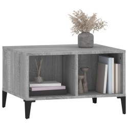 Table basse Sonoma gris 60x50x36,5 cm Bois d'ingénierie 581865581865