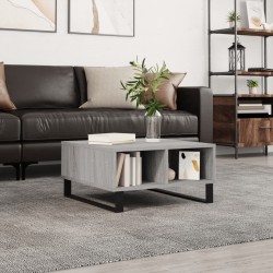 Table basse sonoma gris 60x60x30 cm bois d'ingénierie 581866581866