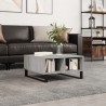 Table basse sonoma gris 60x60x30 cm bois d'ingénierie 581866581866