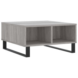 Table basse sonoma gris 60x60x30 cm bois d'ingénierie 581866581866