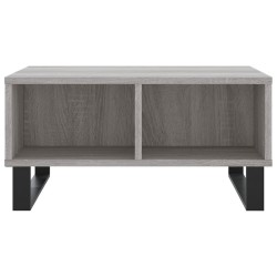 Table basse sonoma gris 60x60x30 cm bois d'ingénierie 581866581866