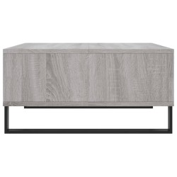 Table basse sonoma gris 60x60x30 cm bois d'ingénierie 581866581866