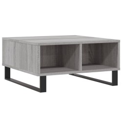 Table basse sonoma gris 60x60x30 cm bois d'ingénierie 581866581866