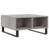Table basse sonoma gris 60x60x30 cm bois d'ingénierie 581866581866