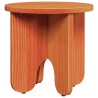 Table basse 2 pcs Brun cire Bois de pin massif 581867581867