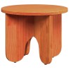 Table basse 2 pcs Brun cire Bois de pin massif 581867581867