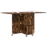 Table à dîner 140 x 80 x 77 cm Bois d'ingénierie Chêne fumé 581871581871