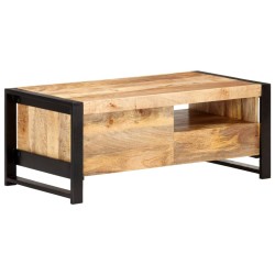 Table basse 100x50x40 cm Bois de manguier brut 581875581875