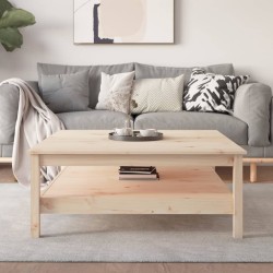 Table basse 100x100x40 cm Bois de pin massif 581876581876