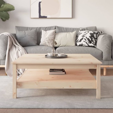 Table basse 100x100x40 cm Bois de pin massif 581876581876