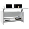 Table basse Blanc 80x50x40 cm Bois d'ingénierie 581878581878