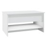 Table basse Blanc 80x50x40 cm Bois d'ingénierie 581878581878