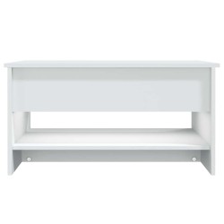 Table basse Blanc 80x50x40 cm Bois d'ingénierie 581878581878