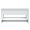 Table basse Blanc 80x50x40 cm Bois d'ingénierie 581878581878