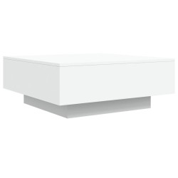 Table basse blanc 80x80x31 cm bois d'ingénierie 581879581879