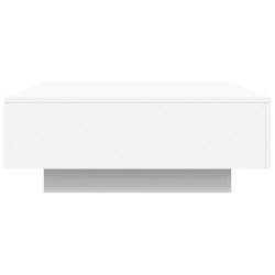 Table basse blanc 80x80x31 cm bois d'ingénierie 581879581879