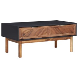 Table basse 90x50x40 cm Bois d'acacia massif et MDF 581880581880