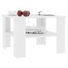 Table basse Blanc 60x60x42 cm Bois d’ingénierie 581881581881