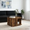 Table basse Chêne fumé 50,5 x 50 x 33 cm Bois d'ingénierie 581882581882