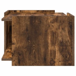 Table basse Chêne fumé 50,5 x 50 x 33 cm Bois d'ingénierie 581882581882