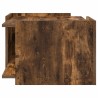 Table basse Chêne fumé 50,5 x 50 x 33 cm Bois d'ingénierie 581882581882