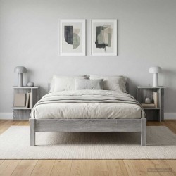 Table basse 2 pcs Sonoma gris 40 x 30 x 49 cm Bois d'ingénierie 581885581885