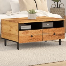 Table basse 80x54x40 cm bois massif d'acacia 581886581886