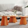 Table basse 3 pcs Brun cire 581887581887