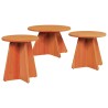 Table basse 3 pcs Brun cire 581887581887