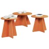 Table basse 3 pcs Brun cire 581887581887