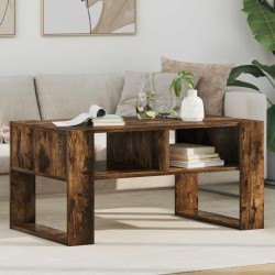 Table basse Chêne fumé 92 x 53 x 45 cm Bois d'ingénierie 581889581889