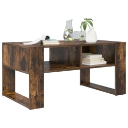 Table basse Chêne fumé 92 x 53 x 45 cm Bois d'ingénierie 581889581889