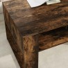 Table basse Chêne fumé 92 x 53 x 45 cm Bois d'ingénierie 581889581889