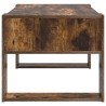 Table basse Chêne fumé 92 x 53 x 45 cm Bois d'ingénierie 581889581889