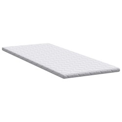 Surmatelas en Coco Blanc 80 x 200 cm Tissu jacquard 581893581893