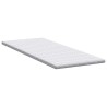 Surmatelas en Coco Blanc 80 x 200 cm Tissu jacquard 581893581893