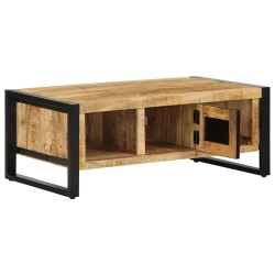 Table basse 90x50x36 cm bois de manguier massif brut 581894581894