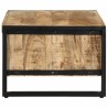Table basse 90x50x36 cm bois de manguier massif brut 581894581894