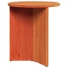 Table basse 2 pcs Brun cire Bois de pin massif 581896581896