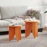 Table basse 2 pcs Brun cire 581897581897