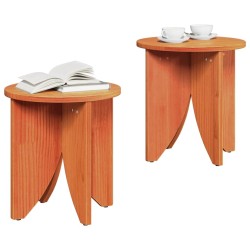 Table basse 2 pcs Brun cire 581897581897